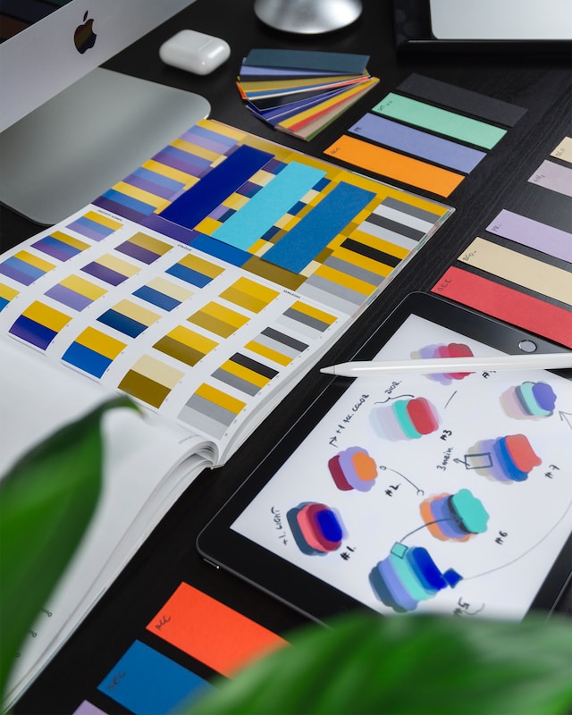 memilih warna design